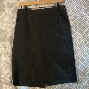A New Day Charcoal Grey Pencil Skirt Size 8